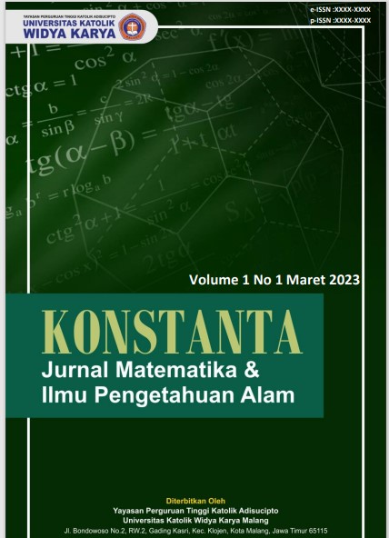 					View Vol. 2 No. 2 (2024): Juni : Jurnal Matematika dan Ilmu Pengetahuan Alam
				